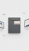 Minimalist Folio Welcome Kit with Pen - WEBWORLDSTUDIO